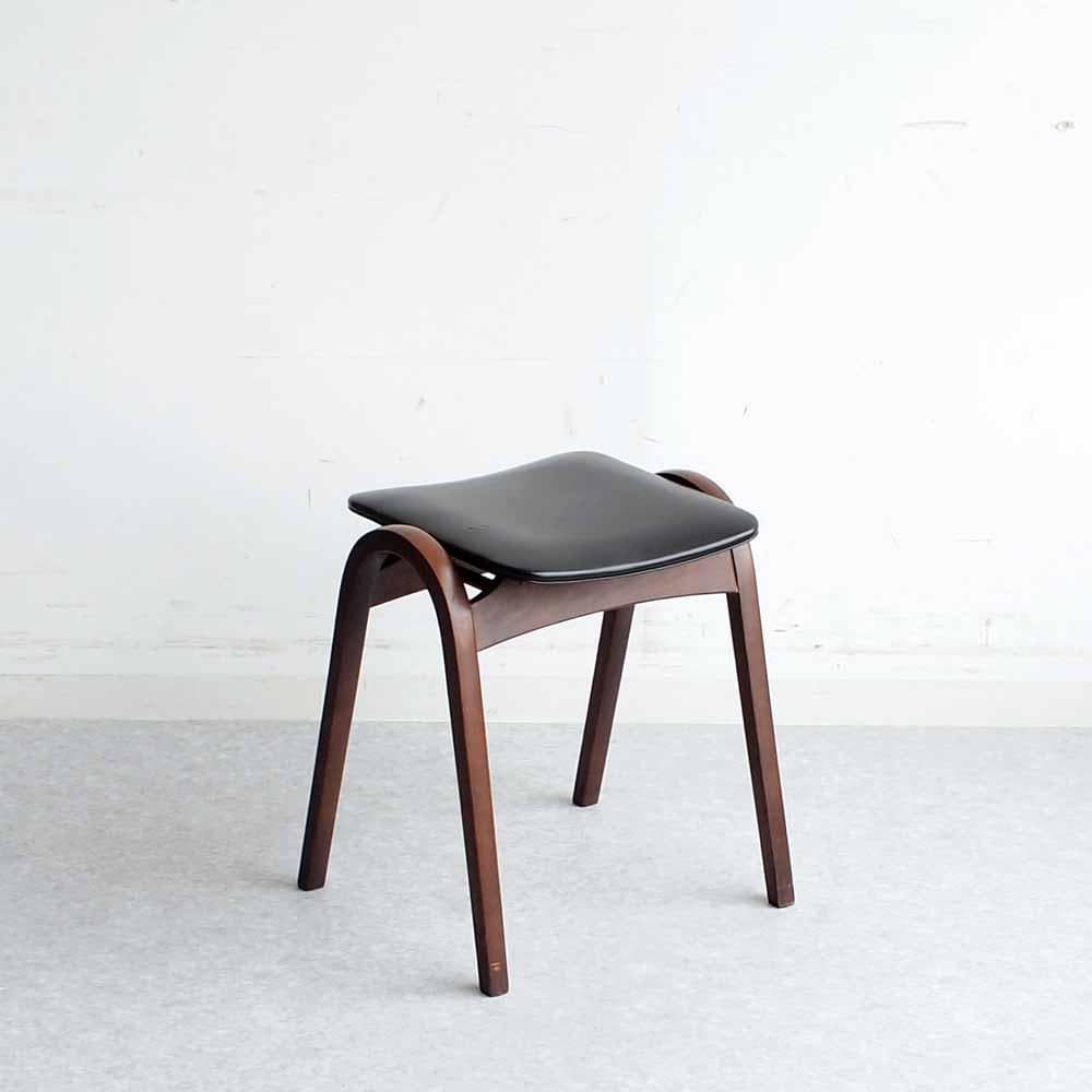 70s 80s 秋田木工 剣持勇 スツール B ヴィンテージ ZR24441