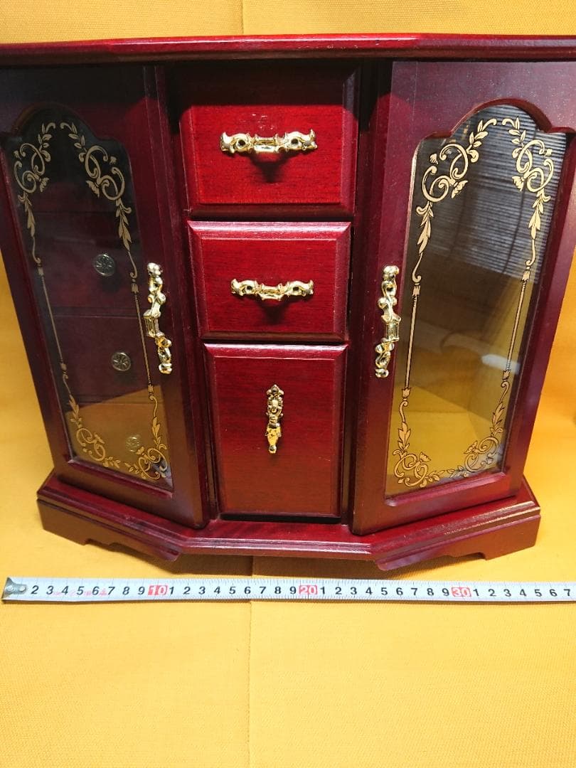 【美品】アクセサリーケース　置物　インテリア　工芸品　美術品　A2938