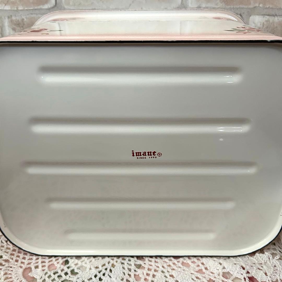 ♡ imane イマン プリンセスローズ ホーロー ミディ缶 BOX缶 ♡