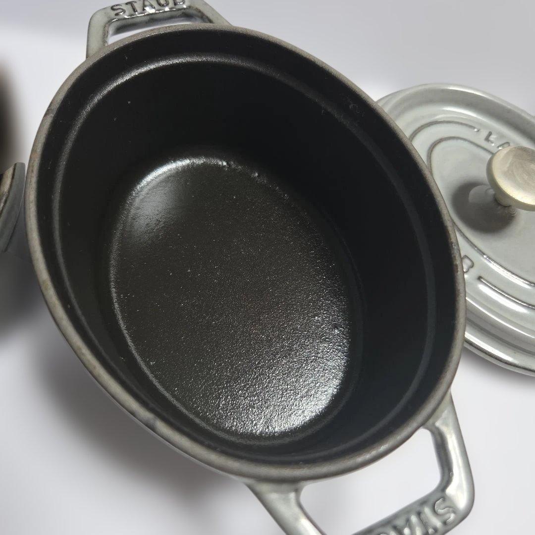 STAUB オーバル15cm グレー2個