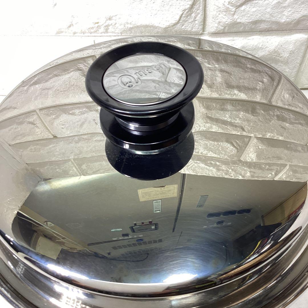 S4　未使用品　アムウェイ　Queen 鍋　片手鍋　18/8　直径21ｃｍ