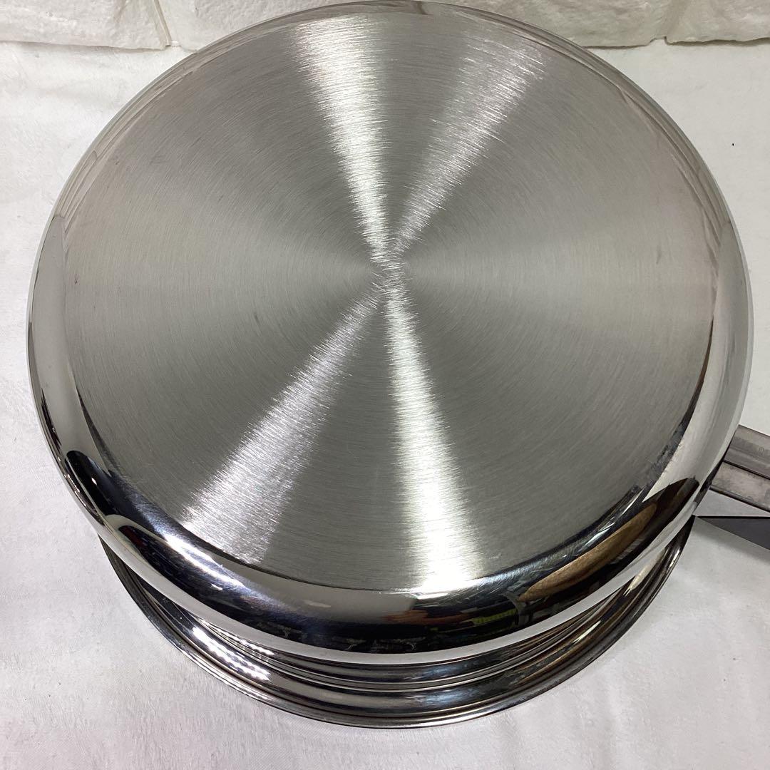 S4　未使用品　アムウェイ　Queen 鍋　片手鍋　18/8　直径21ｃｍ