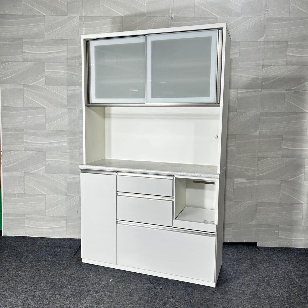 ニトリ 食器棚 アルミナ2 キッチンボード 幅120cm おしゃれ d5041