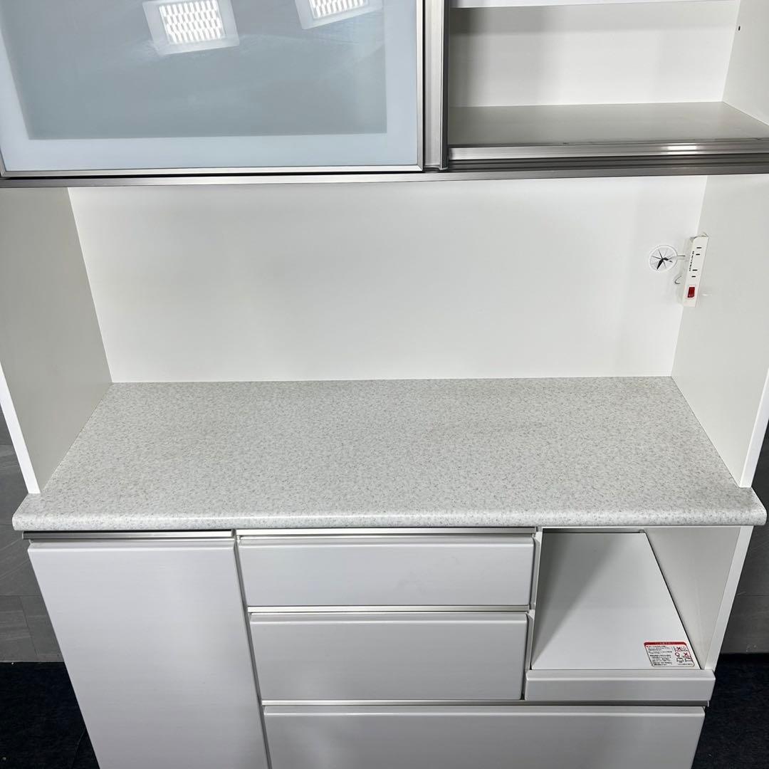 ニトリ 食器棚 アルミナ2 キッチンボード 幅120cm おしゃれ d5041