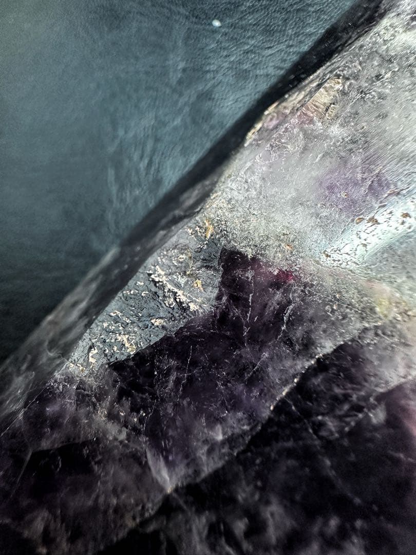 巨大☆キラキラ☆アメジスト 六角柱 水晶パワーストーン 天然石 原石A1188