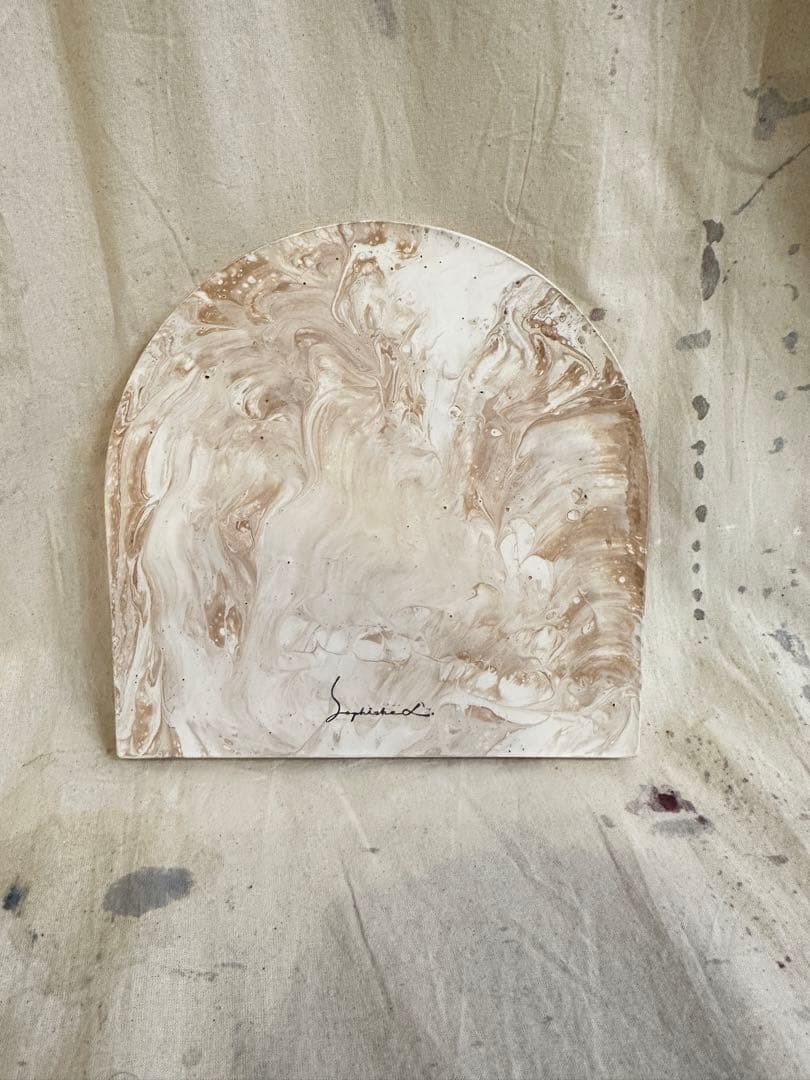 アーチトレイ✳︎マーブルトレイ✳︎ジェスモナイト - メルカリ