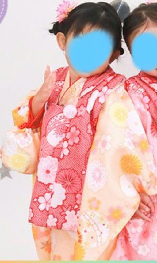 新品！豪華9点フルセット 七五三　3歳　被布　子供着物　女の子