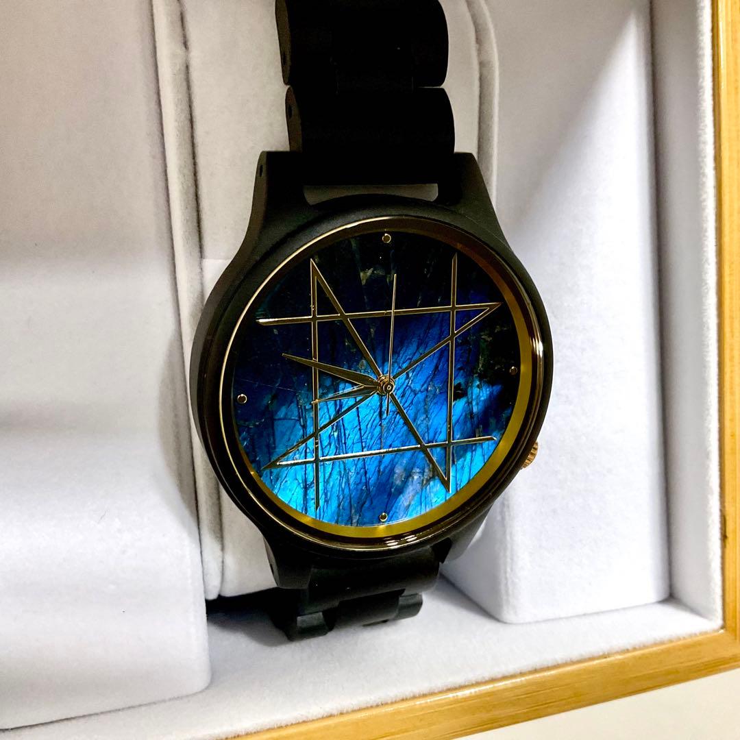 NOZ 腕時計　ラブラドライト42mm 美品【送料無料】