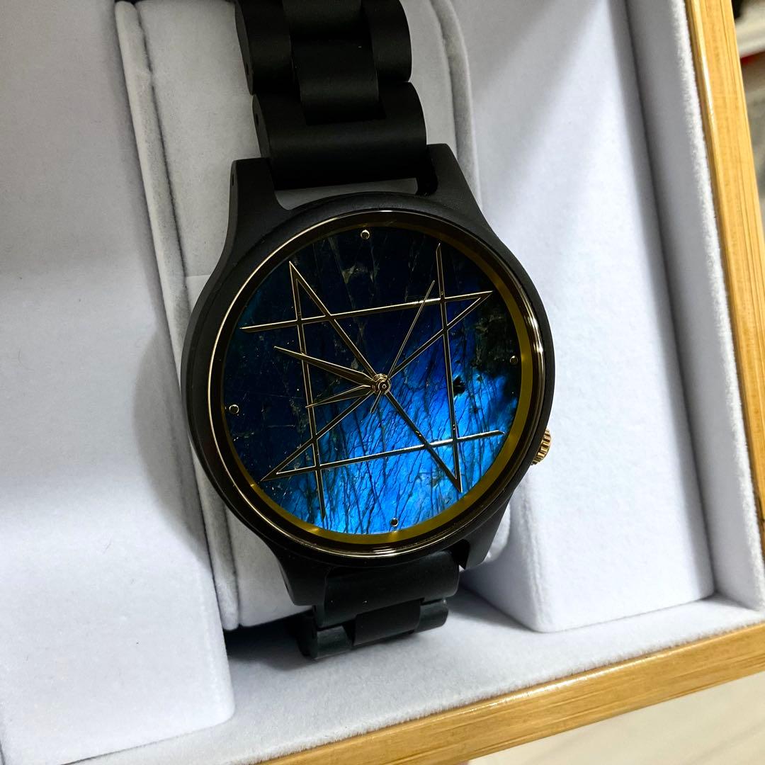 NOZ 腕時計　ラブラドライト42mm 美品【送料無料】