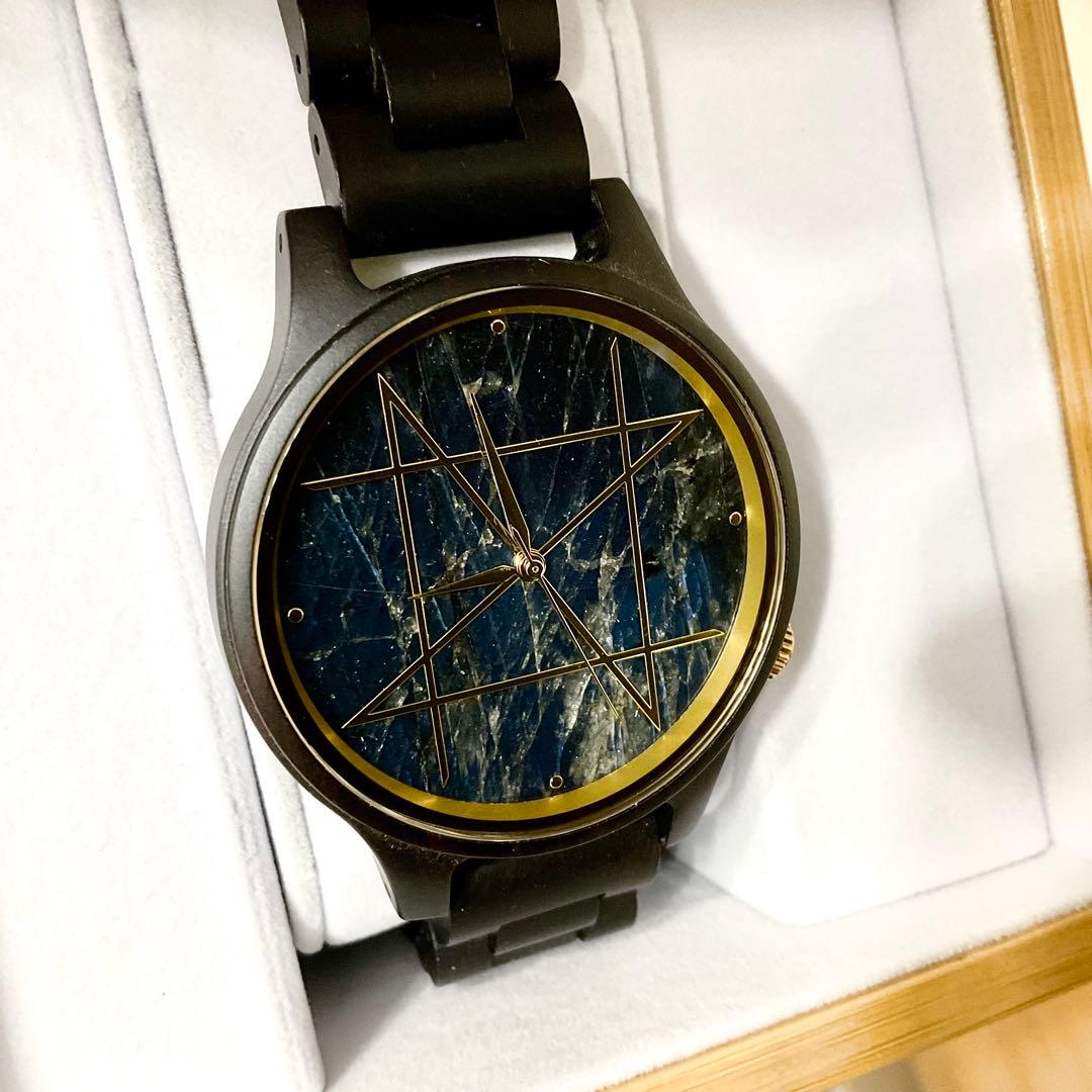 NOZ 腕時計　ラブラドライト42mm 美品【送料無料】