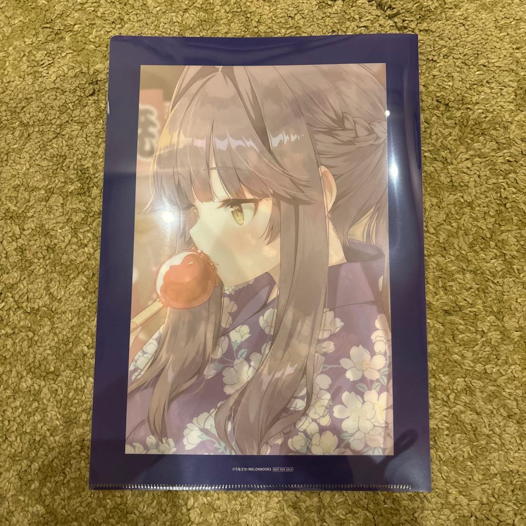 メロンブックス　メロブの大夏祭り応援団！　名古屋限定　クリアファイル　うなさか