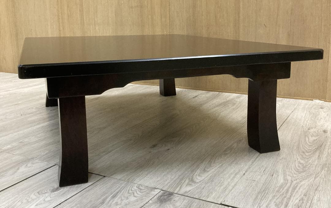 北海道民芸家具　折り畳み　座卓　センターテーブル　樺材　カバ材