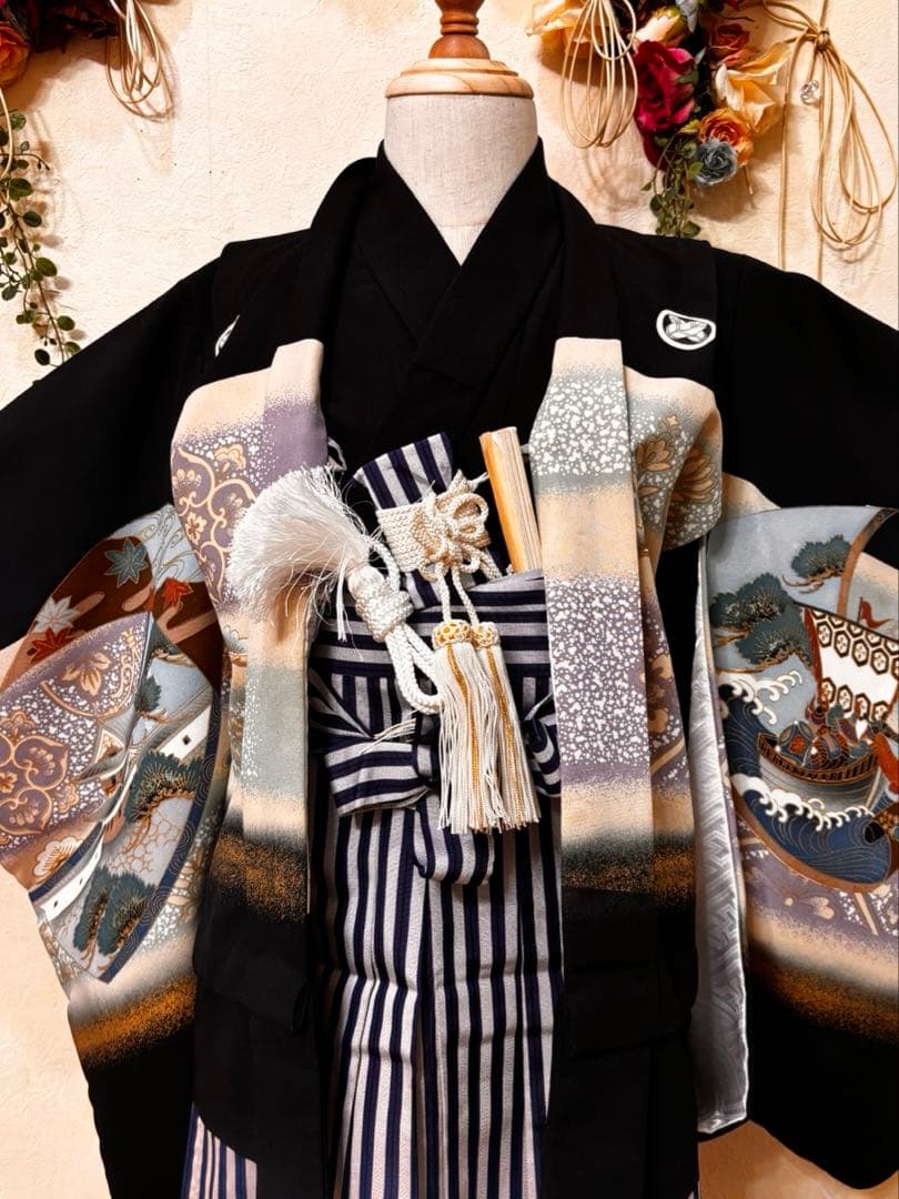 七五三五歳‼️完全️フルセット鷹凛々しい‼️お家からは揃えるなし