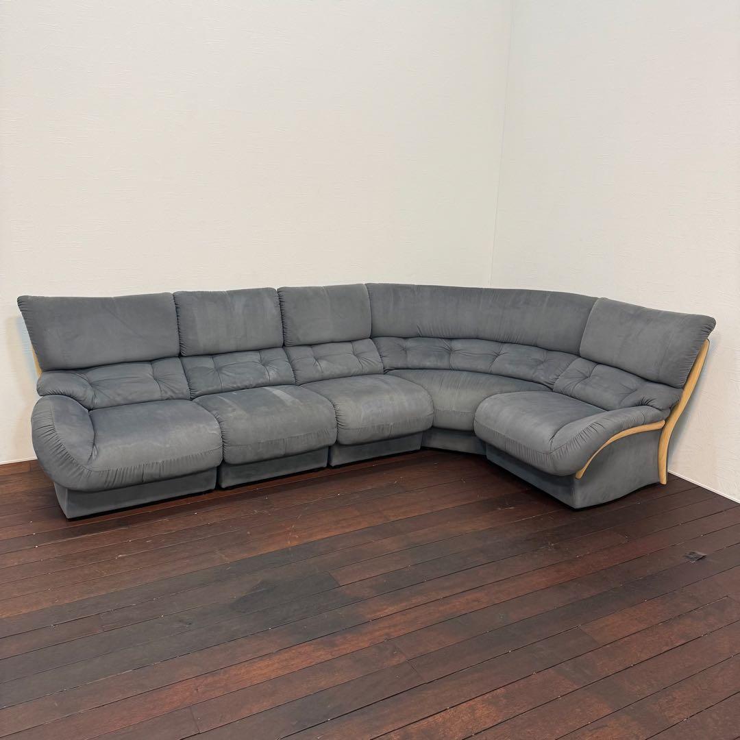 H110K21a カリモク karimoku ZT47 コーナーソファ 22年製