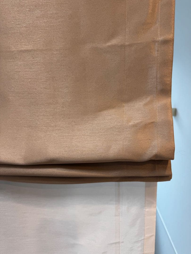 びっくりカーテン◆ダブルシェードカーテン◆W1600×H1100cm◆グレー