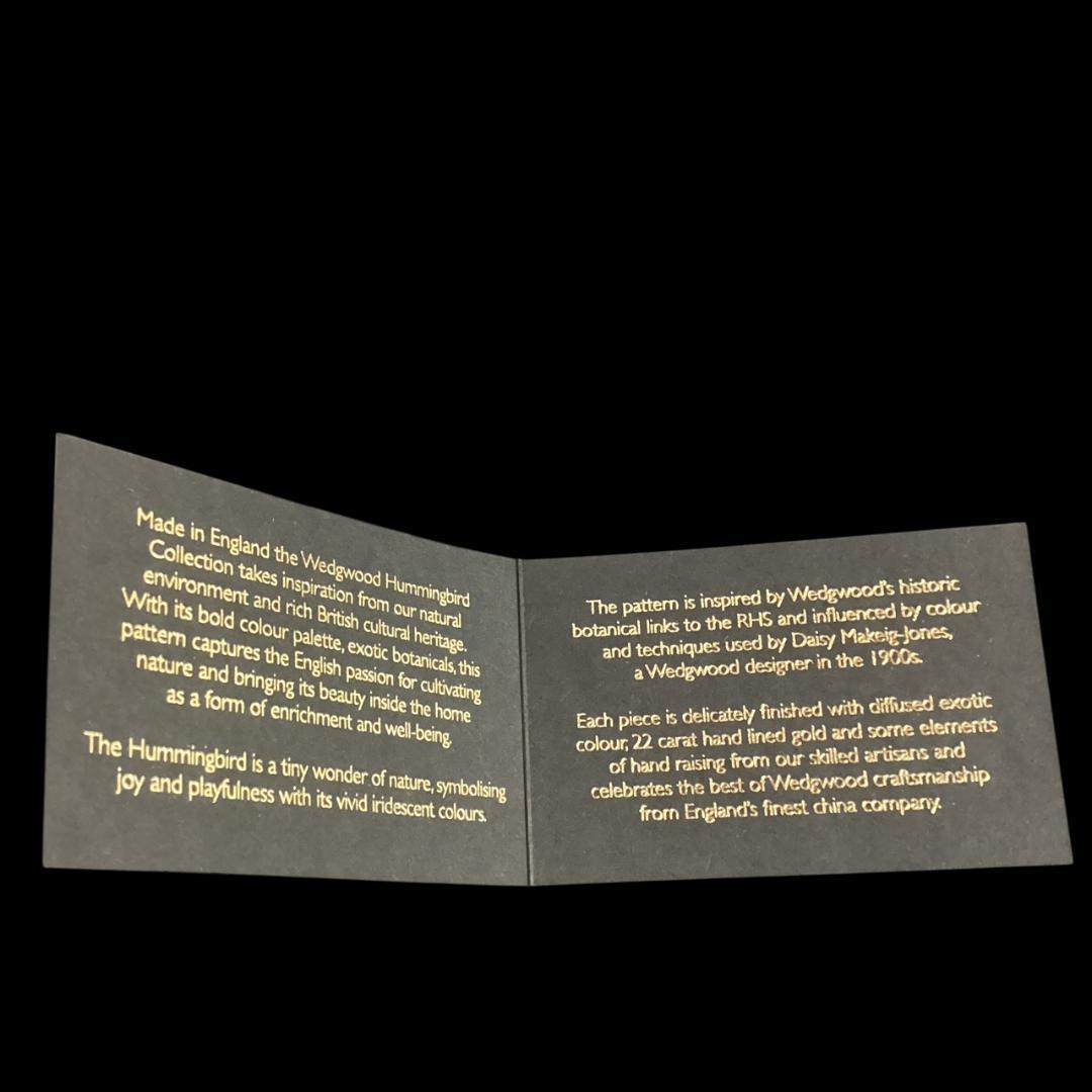 定価5万【未使用】ウェッジウッド ハミングバード 20cmプレート ハチドリ 皿
