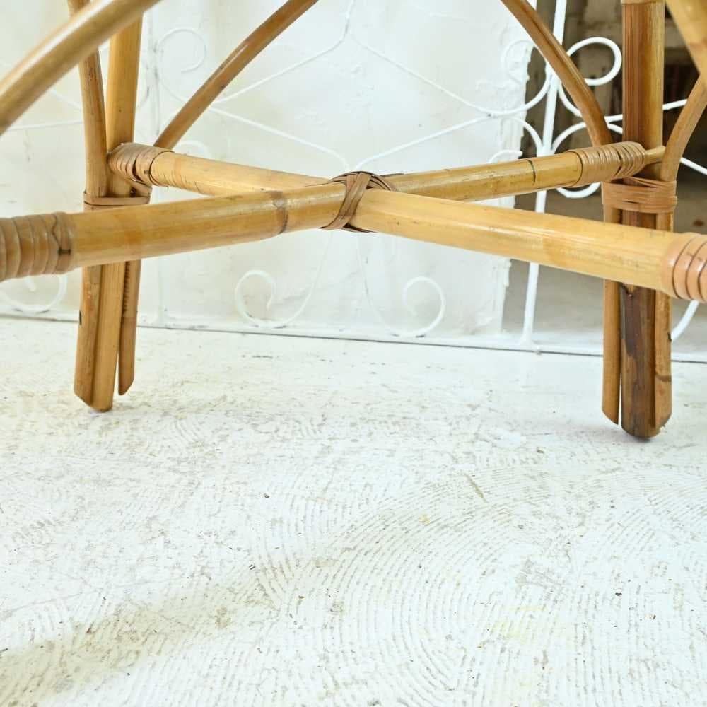 L3705-292 英国アンティーク バンブーチェア 一人掛けソファ アーム付き