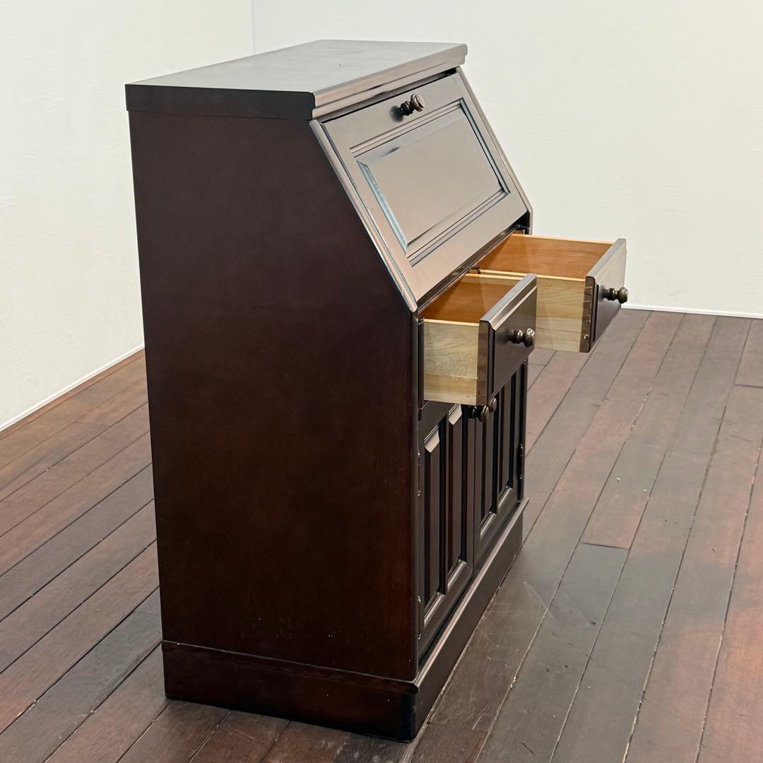 H21K43 桜の家具 民芸家具 ライティングビューロー