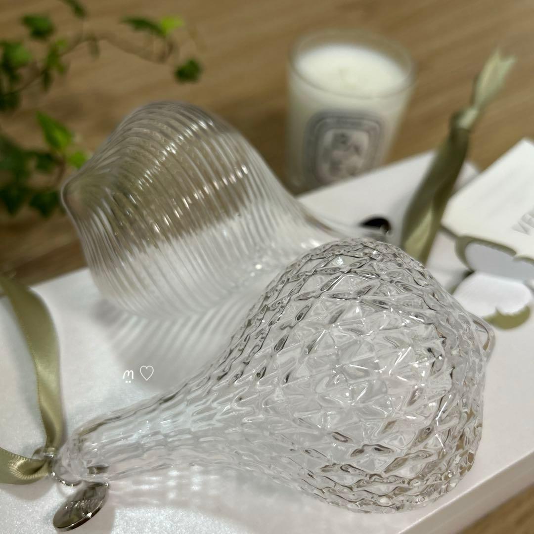 ヴァンクリーフ&アーペル　ノベルティVENINIガラス製オーナメント2個組ギフト