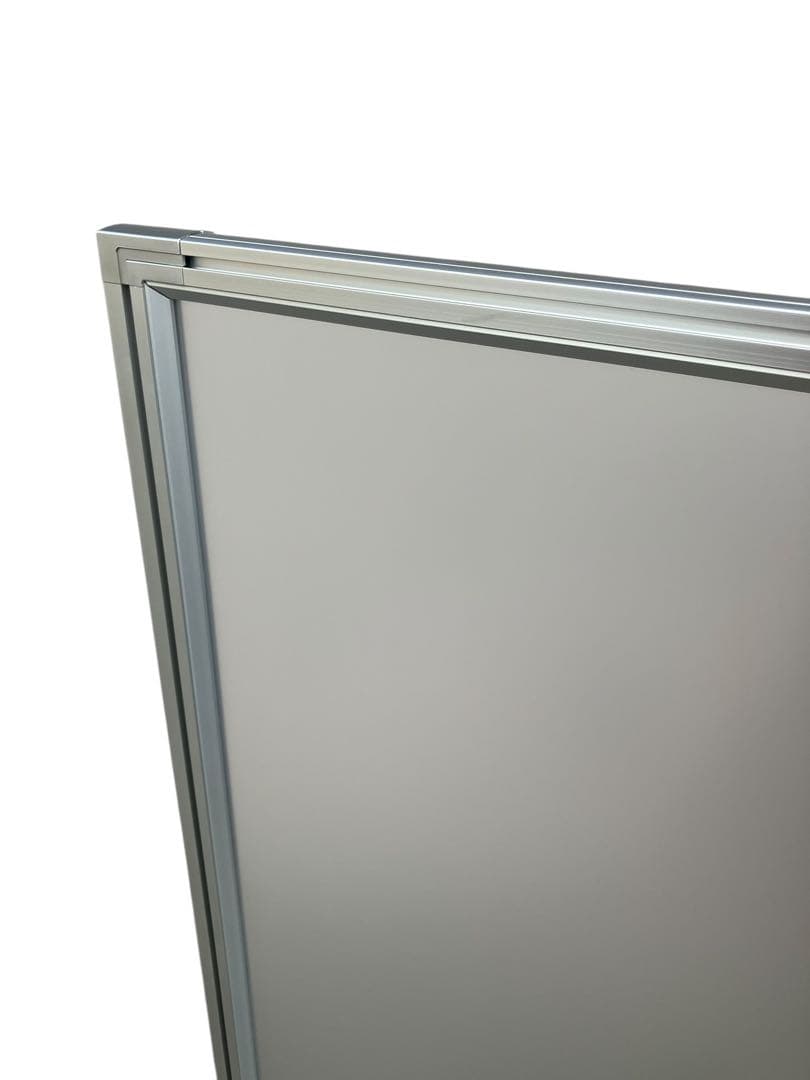 【美品】パーテーション 2枚セット アルミ オフィス 衝立 間仕切り 目隠し