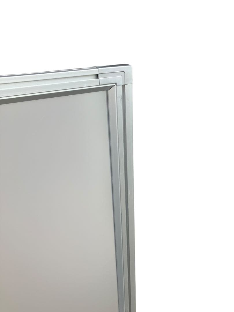 【美品】パーテーション 2枚セット アルミ オフィス 衝立 間仕切り 目隠し