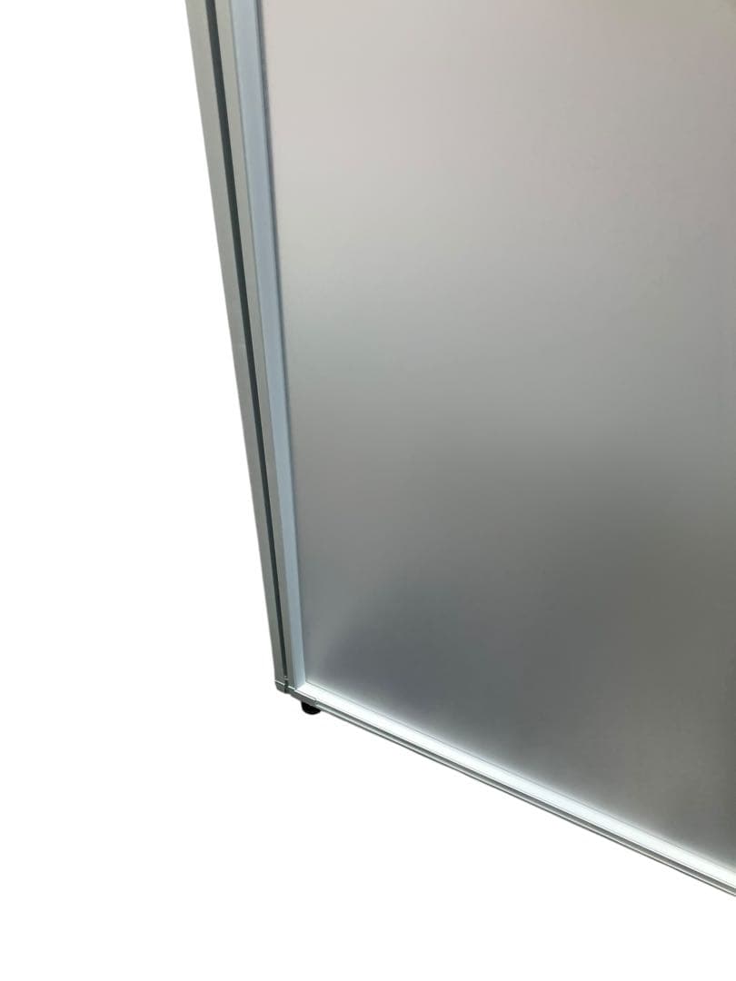 【美品】パーテーション 2枚セット アルミ オフィス 衝立 間仕切り 目隠し