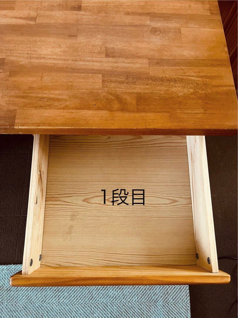 木製デスク① 引き出し付き DIY