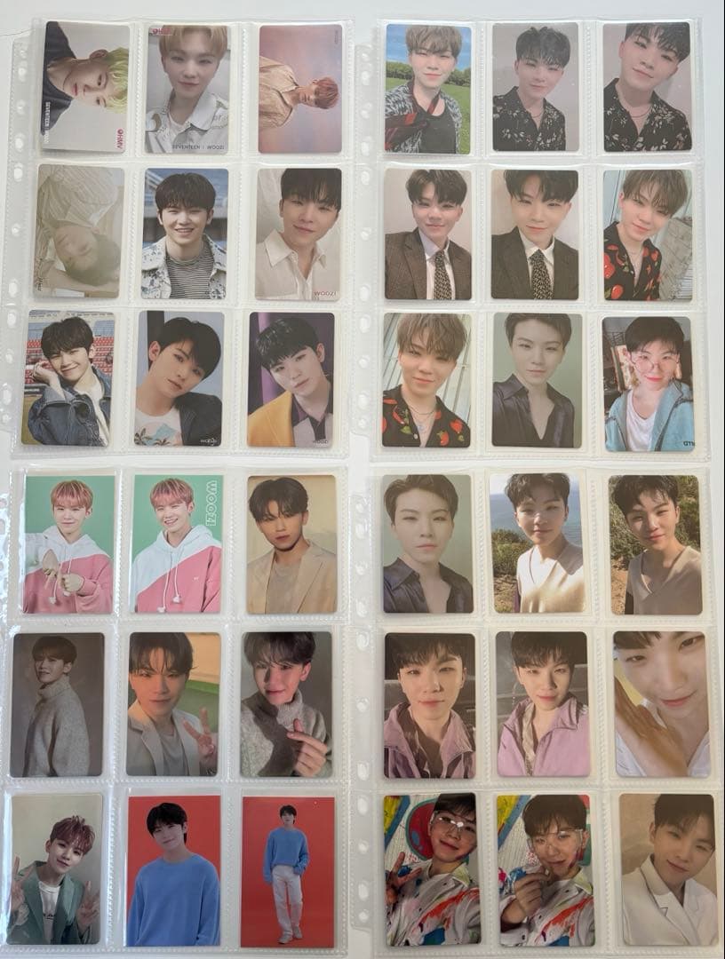 t*w様 SEVENTEEN WOOZI ウジ　トレカ　カード　大量　引退品