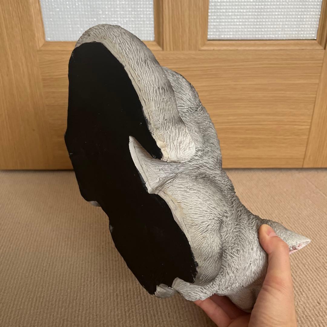 リアル猫オブジェ グレー 約33cm