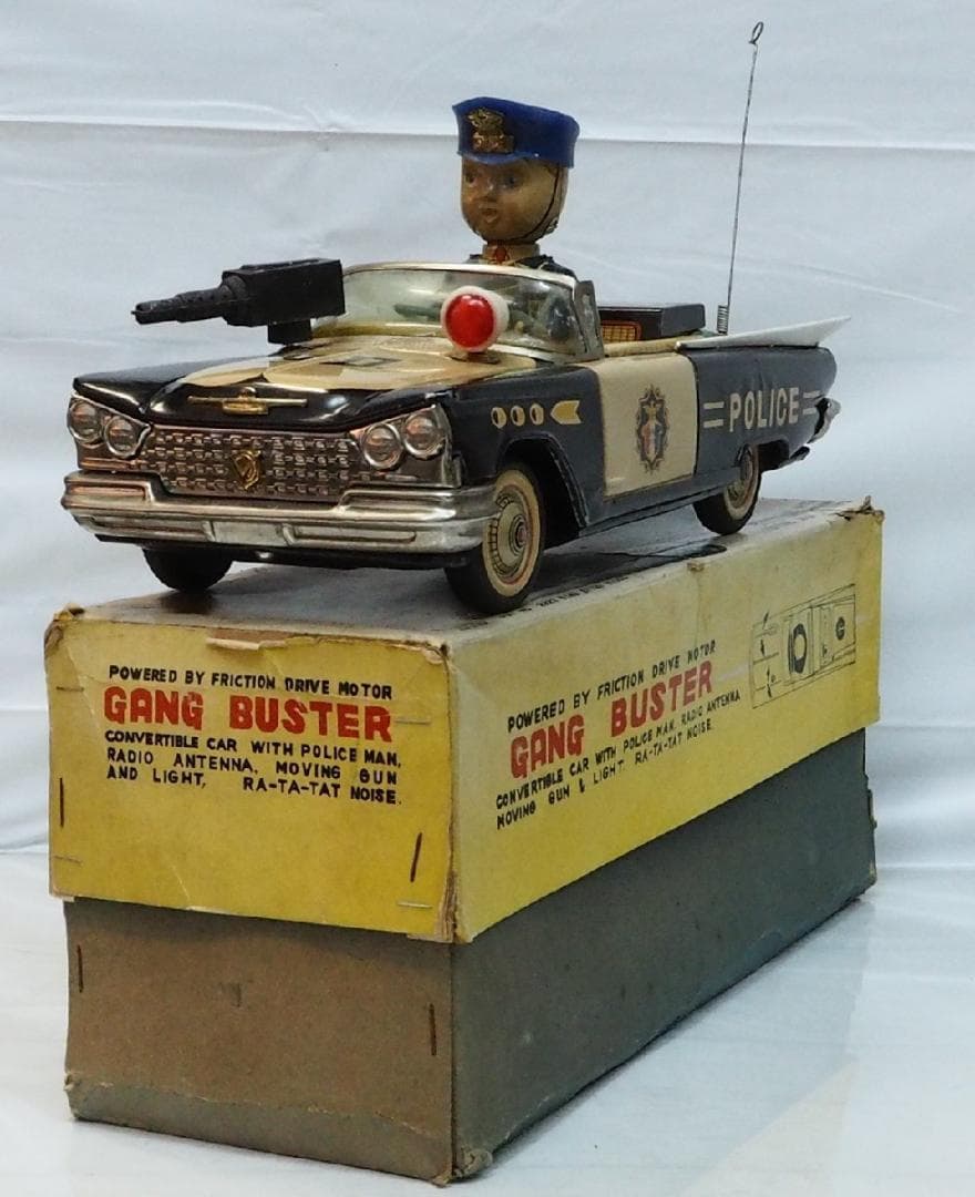 イチコー【ビュイック エレクトラ ギャングバスター】ブリキ tin car箱付