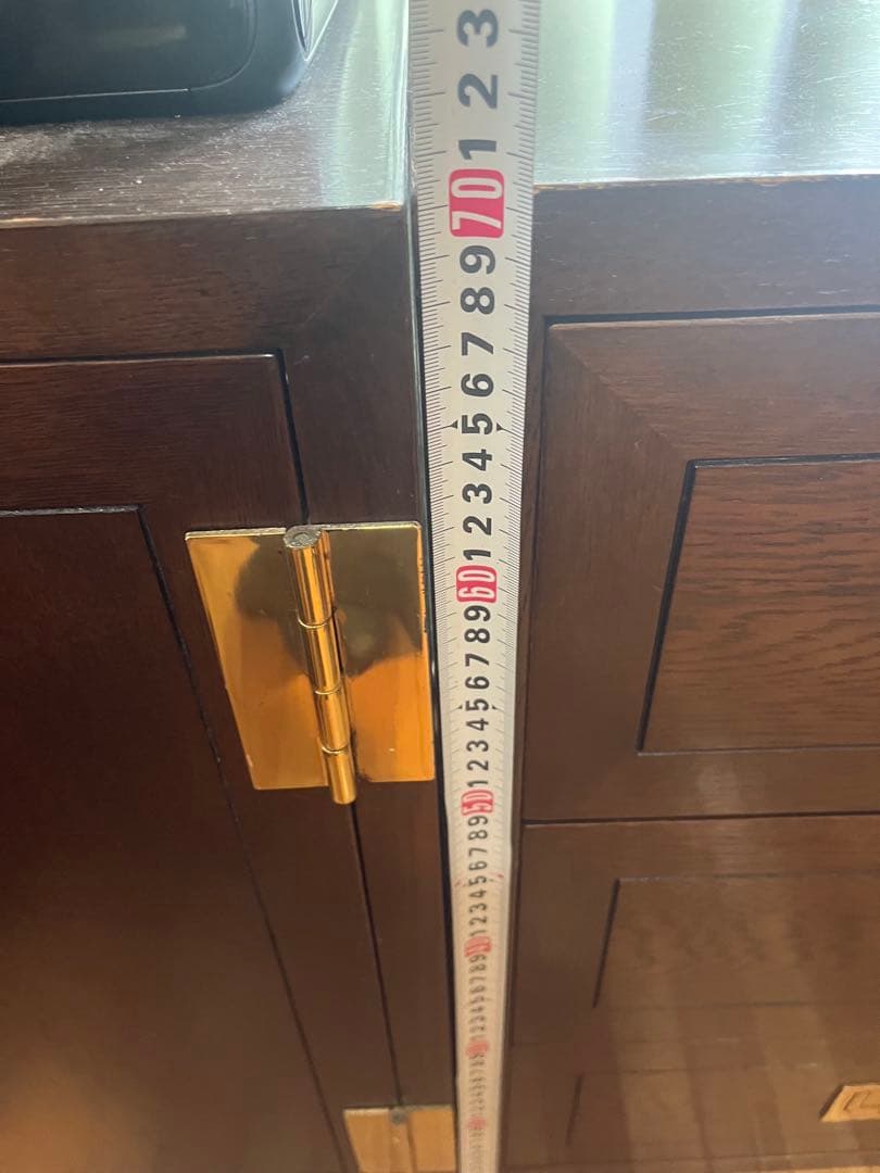 カリモク　ドマーニ　ダークブラウン木製4段タンス