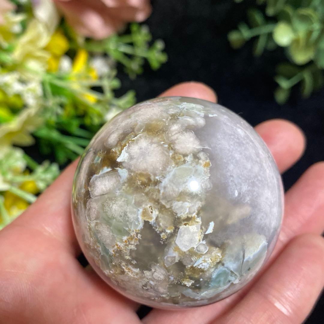 グリーン桜瑪瑙with夜桜 スフィア ④