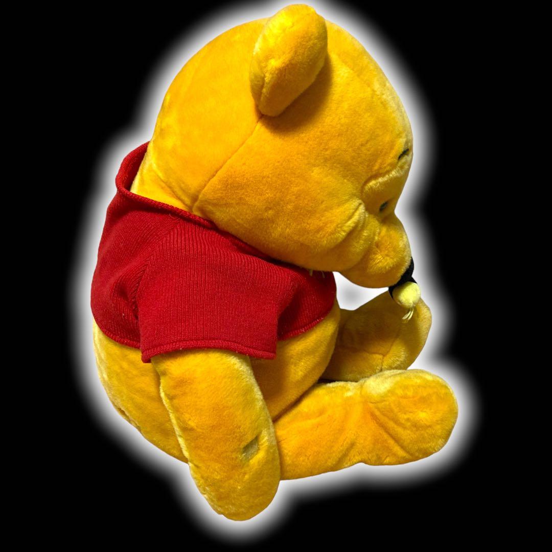 激レア】縦:57㎝ 横:30㎝ かなり古いプーさんのぬいぐるみBIGサイズ