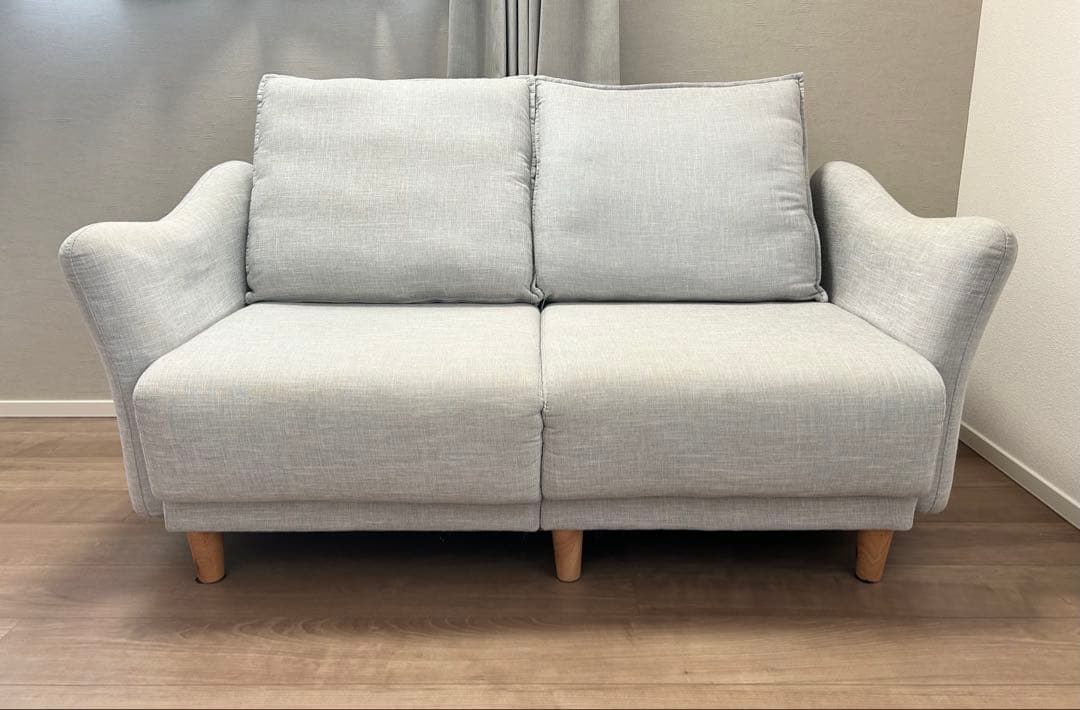 blf Furniture 2人掛け ソファ ライトグレー 組み立て