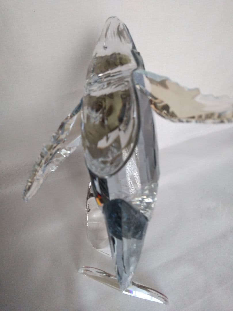 スワロフスキー置物レアー、限定品、【SCS会員限定ザトウクジラ