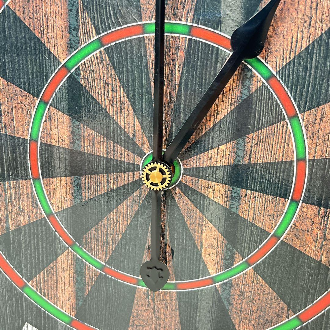 【新品・未使用品】ダーツボード 壁掛け時計 静音 オシャレ