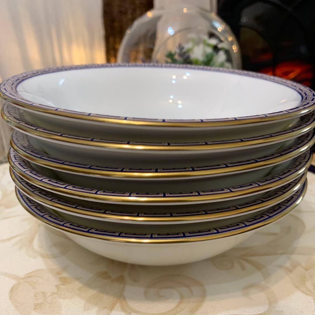 希少　ウェッジウッド パラティア　15.5cm サラダボウル6枚