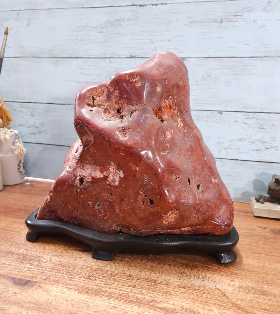 約12kg 赤玉石 赤石 碧玉 ジャスパー 佐渡赤玉石 原石 鑑賞石 天然石