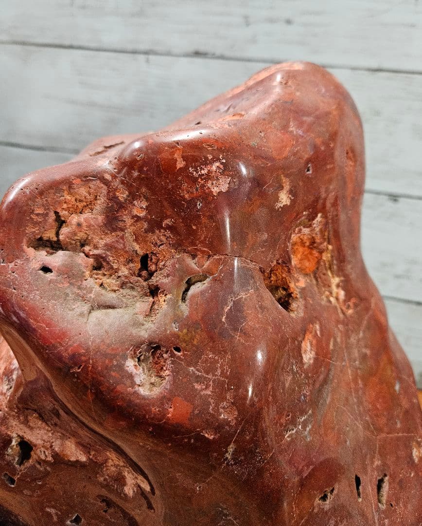 約12kg 赤玉石 赤石 碧玉 ジャスパー 佐渡赤玉石 原石 鑑賞石 天然石