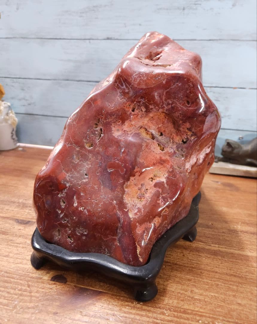 約12kg 赤玉石 赤石 碧玉 ジャスパー 佐渡赤玉石 原石 鑑賞石 天然石