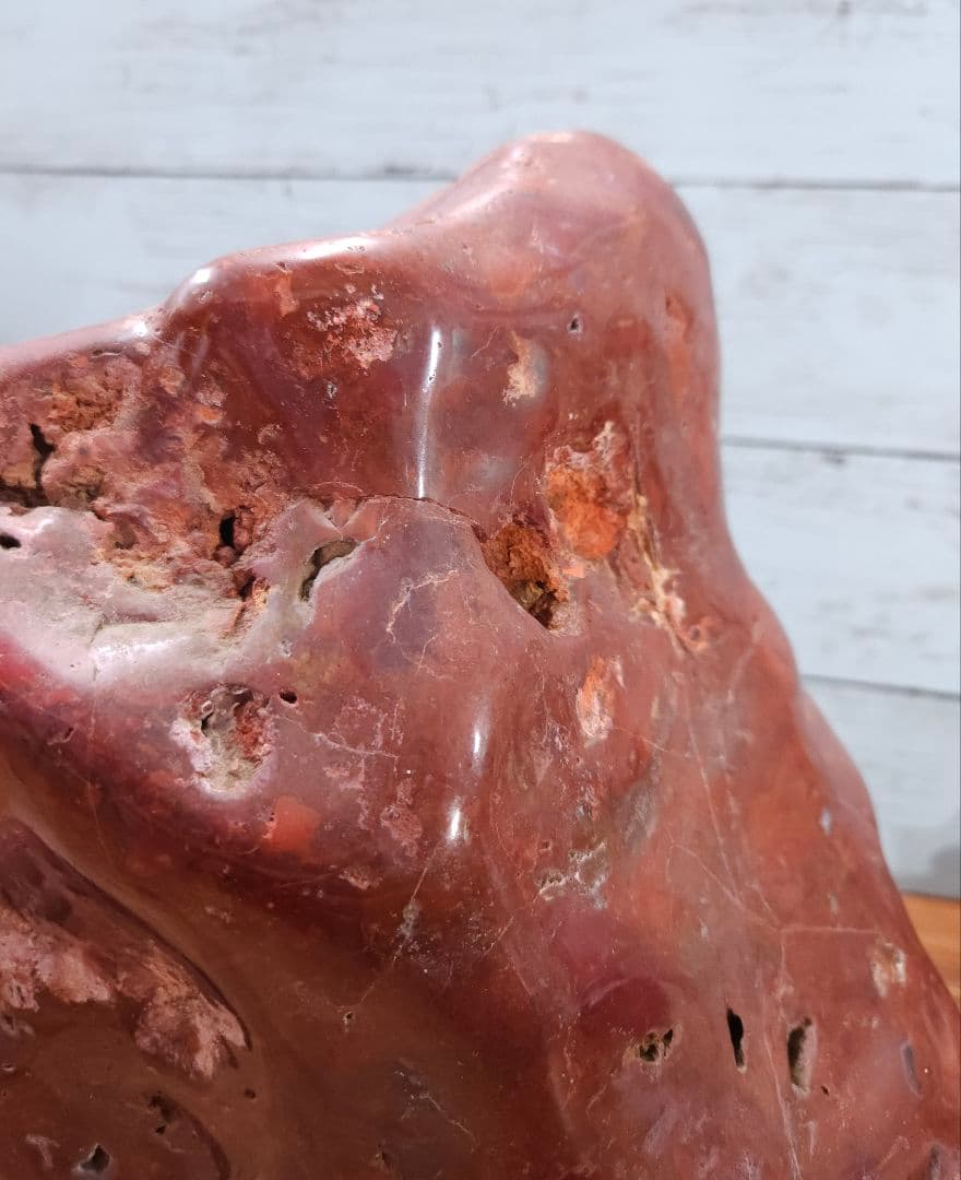 約12kg 赤玉石 赤石 碧玉 ジャスパー 佐渡赤玉石 原石 鑑賞石 天然石