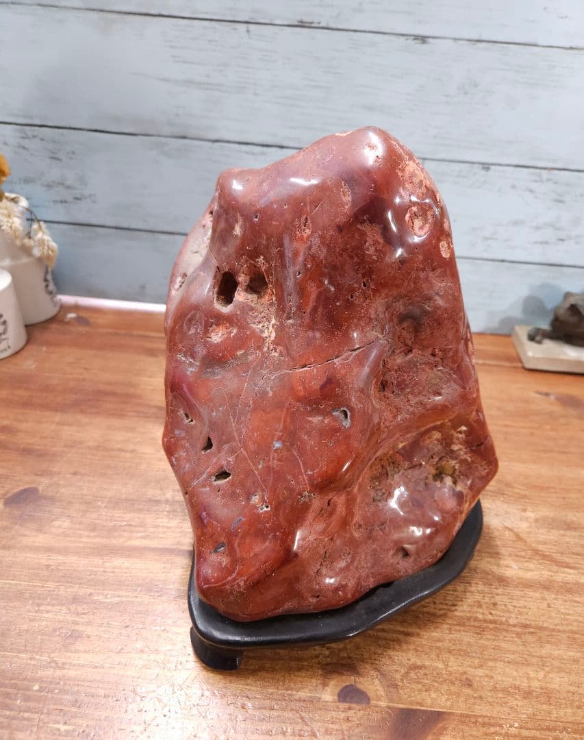 約12kg 赤玉石 赤石 碧玉 ジャスパー 佐渡赤玉石 原石 鑑賞石 天然石