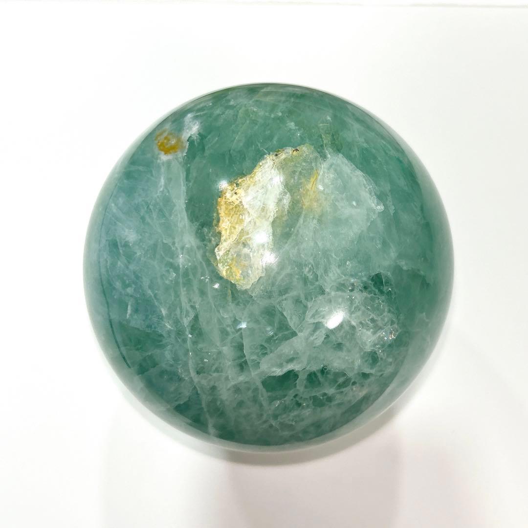 天然石 パワーストーン ボール グリーン 球体 置物 水晶 12cm 3.2kg