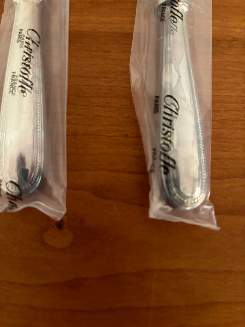 クリストフル　パール　バターナイフ2本セット