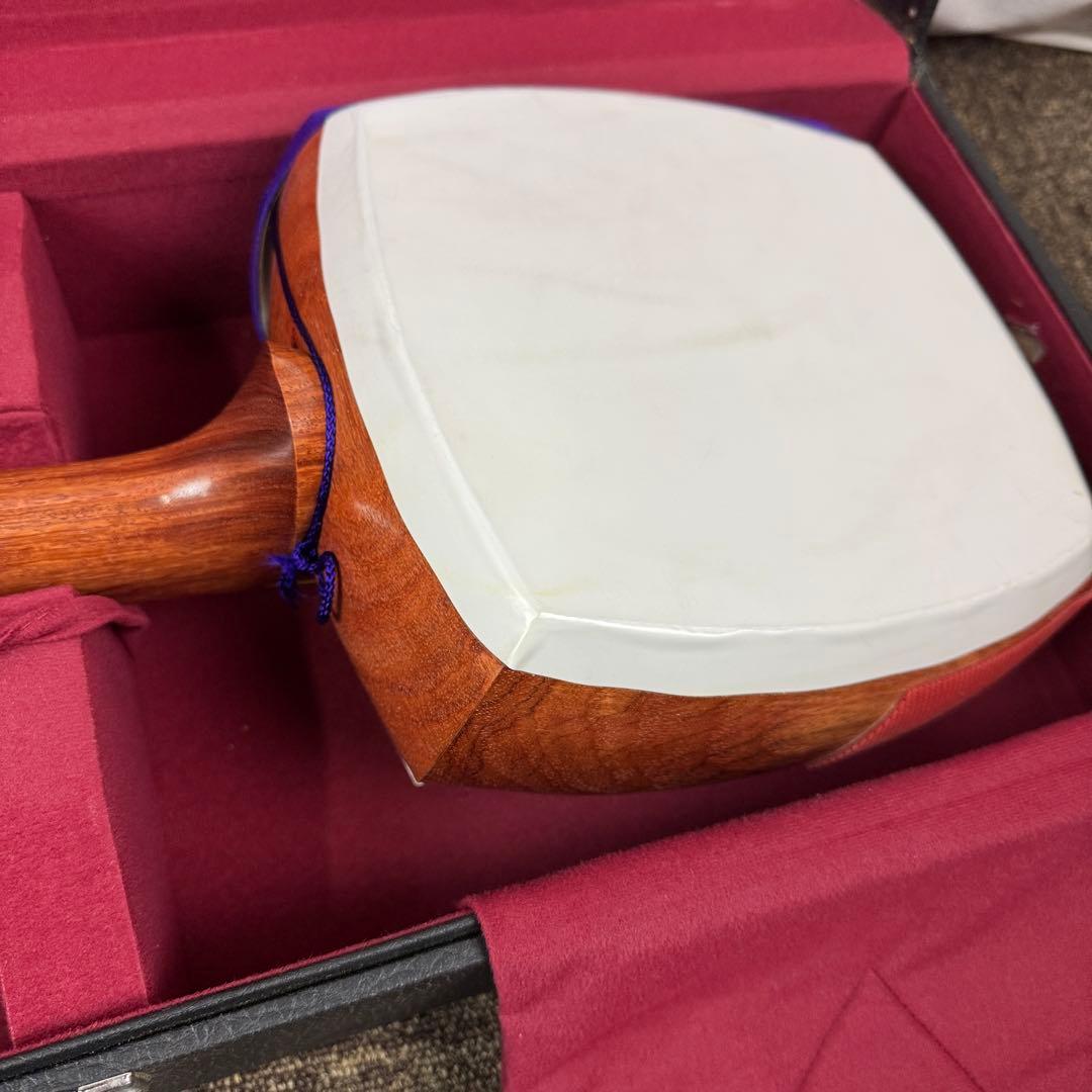 三味線 ケース付き 津軽三味線 お稽古三味線 ツタヤ楽器