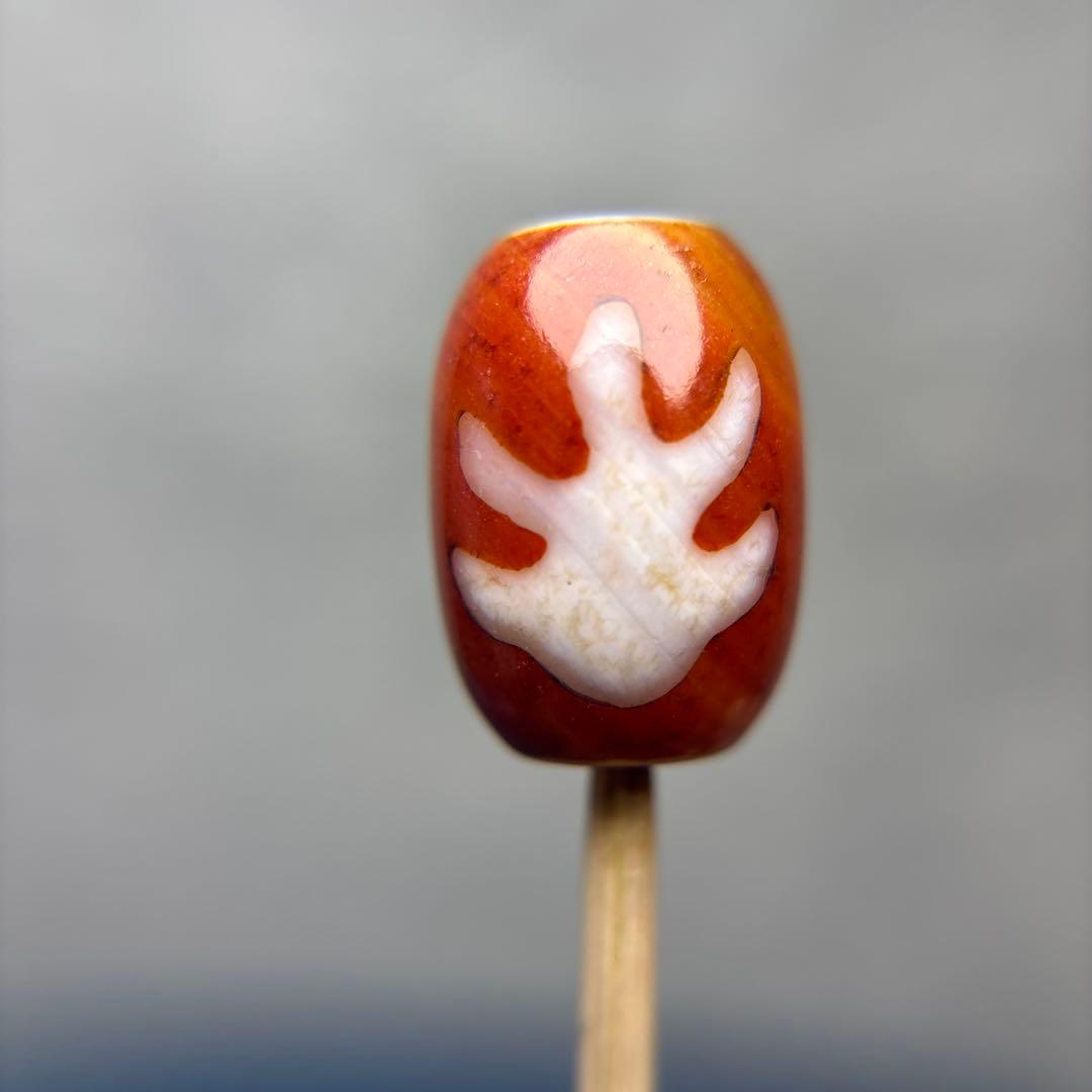 あずきちゃん瑪瑙　九紫離火天珠　1-64