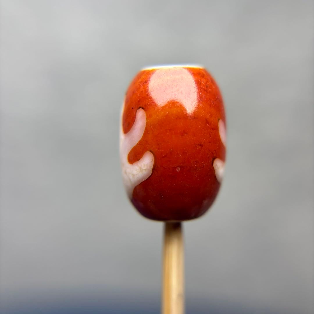 あずきちゃん瑪瑙　九紫離火天珠　1-64