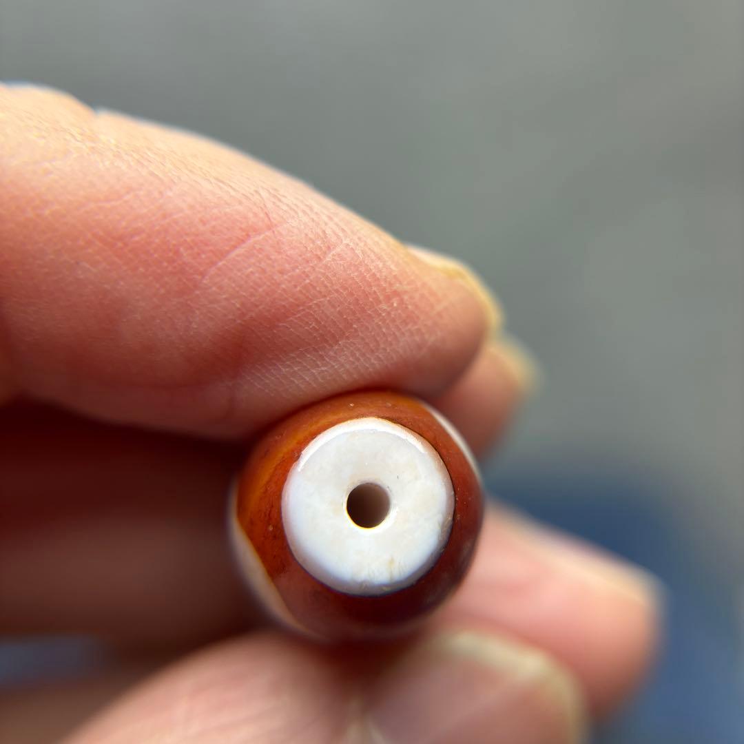 あずきちゃん瑪瑙　九紫離火天珠　1-64