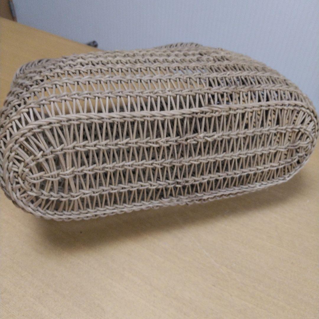 むきあけびかご　あけびづる　 つる編みかご