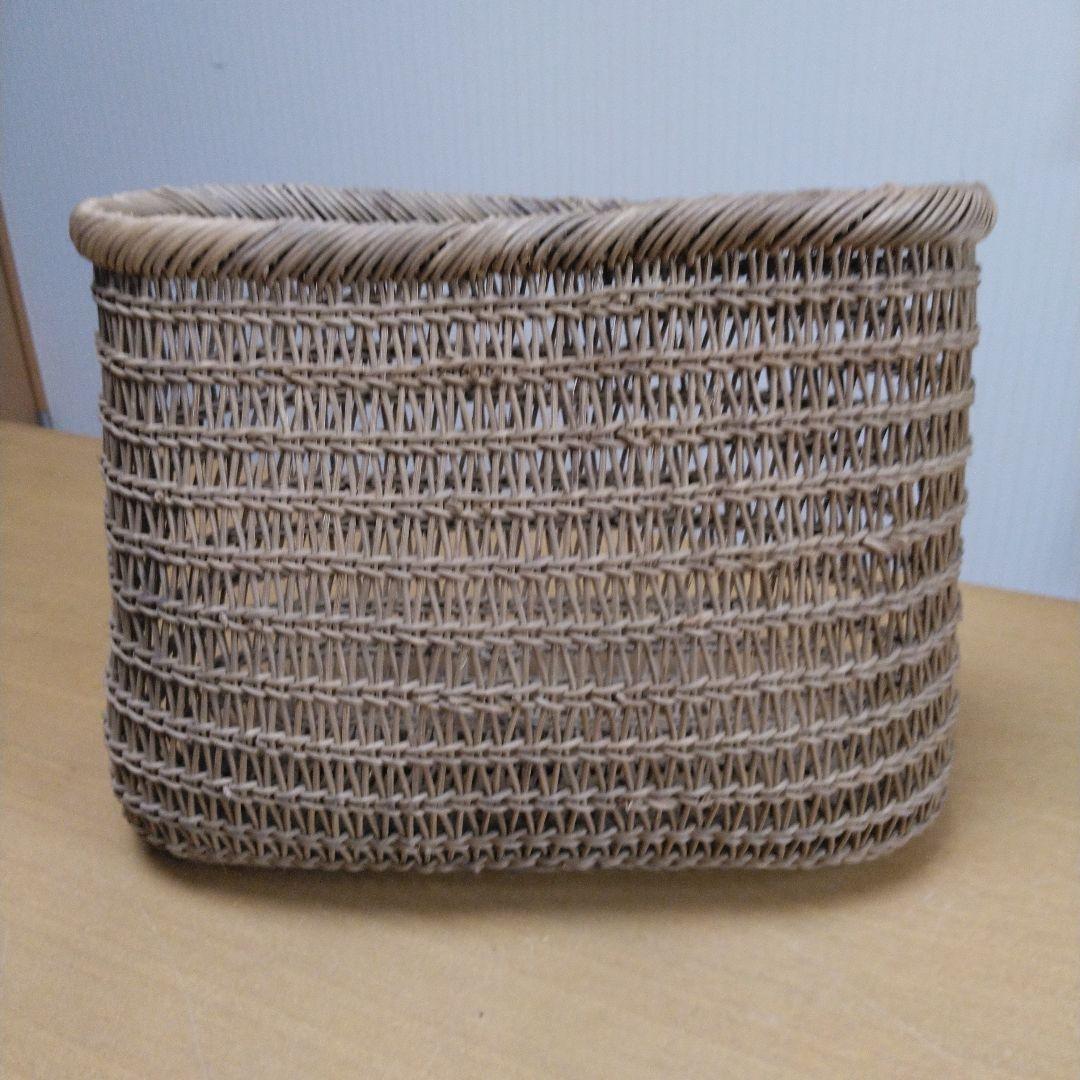 むきあけびかご　あけびづる　 つる編みかご